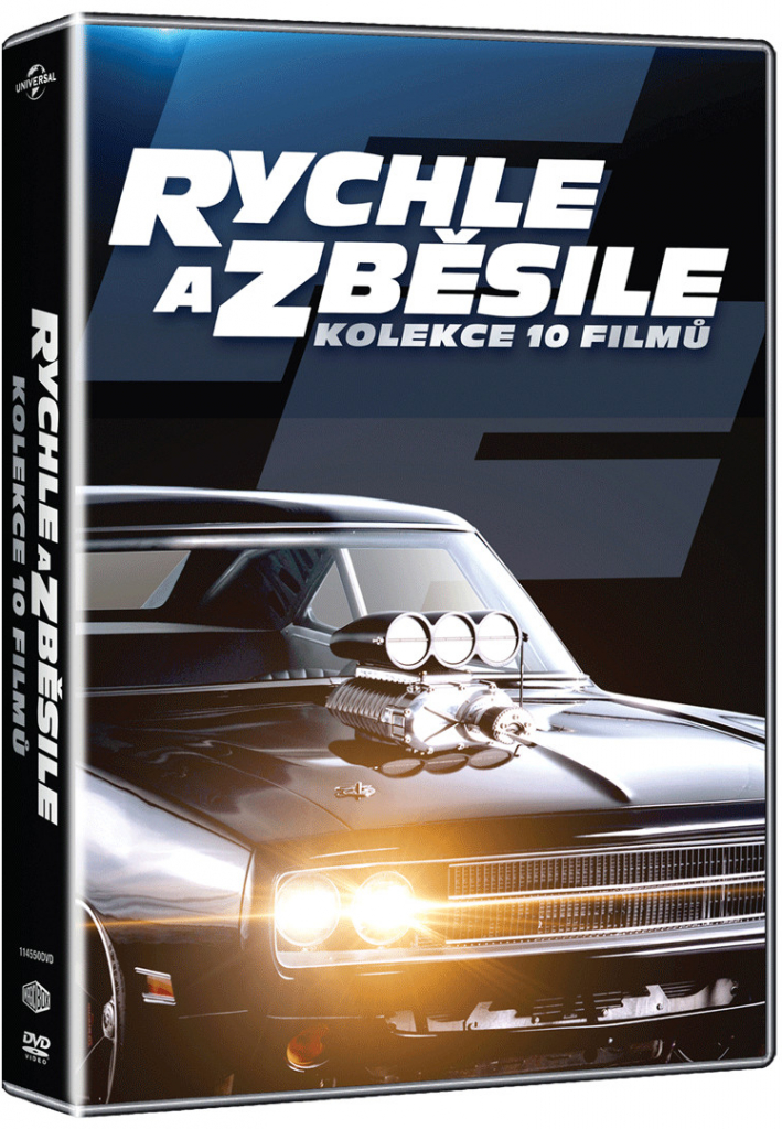 Rychle a zběsile kolekce 1-10: 10 DVD