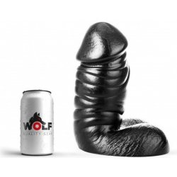 Wolf Commander L, černé dildo s Vac U Lock 28 x 10–12,5 cm