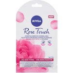 Nivea Rose Touch 10minutová hydratační maska pod oči 1 pár – Zboží Dáma