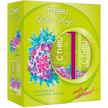 C-THRU Lime Magic EDT 30 ml + deospray 150 ml dárková sada