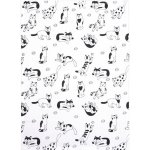 SCANquilt DEKORO kočičky 50 x 70 cm bíločerná – Zboží Dáma