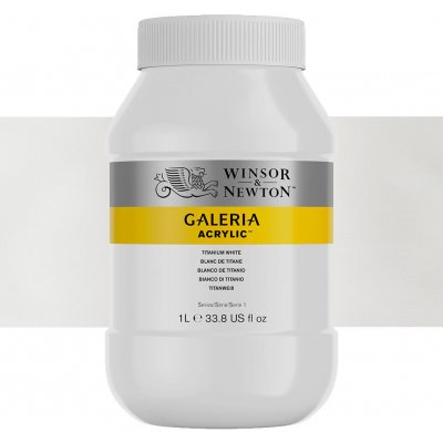 Winsor & Newton Akrylová barva 1000 ml Titanium White – Zboží Dáma