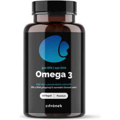 Citronek Omega-3 750 mg EPA + DHA 90 kapslí – Hledejceny.cz