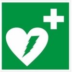 AED samolepící folie 9,5 x 9,5 cm – Zbozi.Blesk.cz