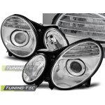 PŘEDNÍ SVĚTLA MERCEDES W211, E-CLASE, 2002-2006, H7/H7, CHROM