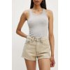 Dámské šortky Levi's Džínové šortky dámské hladké high waist 56327 béžová