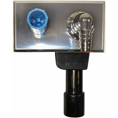 HL podomítková zápachová uzávěrka DN40/50 pro pračky a myčky s připojením rozvodu vody, krycí deska 180x110mm - HL405 – Zboží Dáma