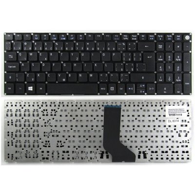 česká klávesnice Acer Aspire ES1-533 ES1-572 E5-573 E5-573G E5-532G E5-573T V3 V3-574G černá CZ no frame