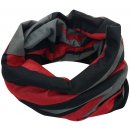 Sulov Sportovní šátek s flísem černo červený