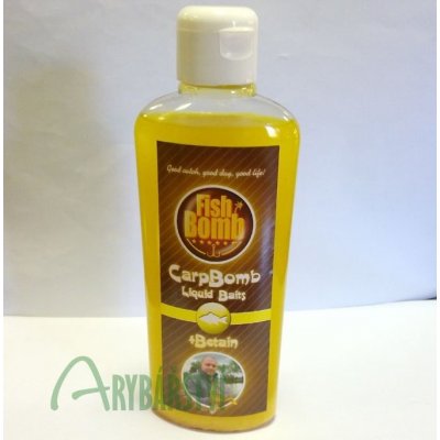 FISH BOMB Tekutý Posilovač s betainem kapr 250 ml – Zboží Mobilmania