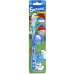 VitalCare The Smurfs zubní kartáček pro děti s cestovní krytkou soft – Zboží Mobilmania