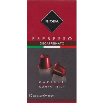Rioba Espresso Decaffeinato 11 ks