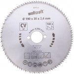 Wolfcraft pilový kotouč jemné řezy ø190×30 Z100 6277000 – Zboží Dáma