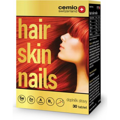 Cemio Hair, skin, nails, 30 tablet