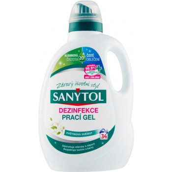 Sanytol dezinfekční prací gel květinová svěžest 1,7 l 34 PD