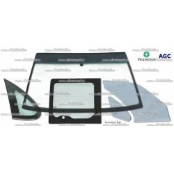 PILKINGTON Čelní sklo - zelené / šedý pruh / senzor - OES AS 8582AGSGYMVW