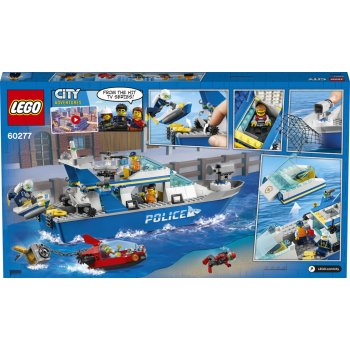 LEGO® City 60277 Policejní hlídková loď