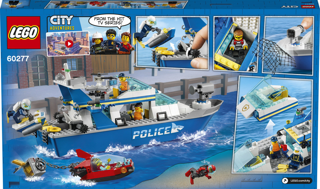 LEGO® City 60277 Policejní hlídková loď od 1 969 Kč - Heureka.cz