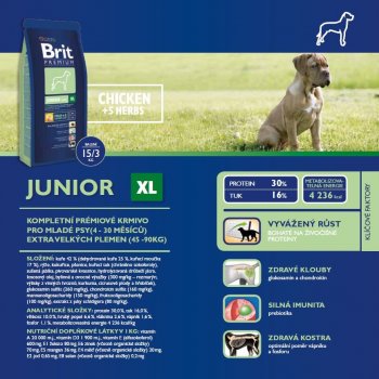 Brit Premium Junior XL 2 x 15 kg