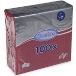 Gastro ubrousky papírové 1V 100ks bordó 33x33cm – Zboží Dáma