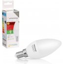 Whitenergy LED žárovka SMD2835 C37 E14 7W teplá bílá