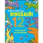 Kniha aktivit pro předškoláky Učíme se psát čísla Dinosauři – Hledejceny.cz