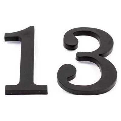 PLASTOVÉ DOMOVNÍ ČÍSLICE 7 ČERNÉ - 17,5 CM – Sleviste.cz