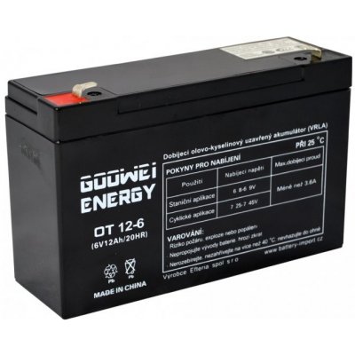 Goowei OT12-6 12Ah 6V – Zbozi.Blesk.cz