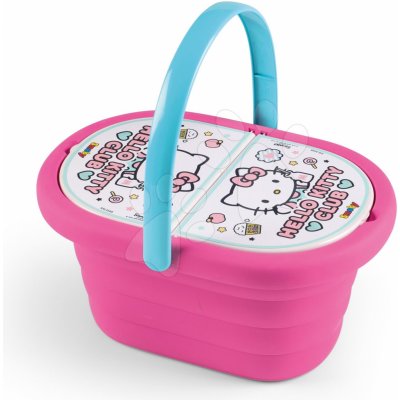 Smoby košík s jídelní soupravou Hello Kitty s 21 doplňky