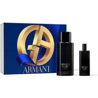 Armani Code for Men Parfum Dárková sada pánská parfémovaná voda 125 ml a pánská parfémovaná voda 15 ml – Zbozi.Blesk.cz