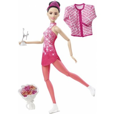 Barbie Zimní sporty Krasobruslařka – Zboží Mobilmania