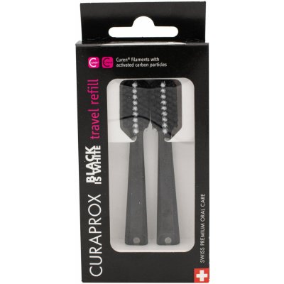 Curaprox Travel set Black is White 2 ks – Zboží Dáma