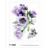 Obraz AG Design, Samolepka / samolepící dekorace na zeď F 1029, Květiny