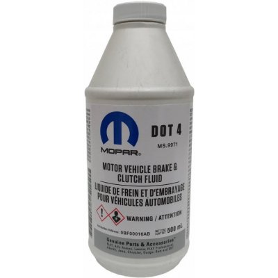 Mopar Brzdová kapalina DOT 4 500 ml – Zbozi.Blesk.cz