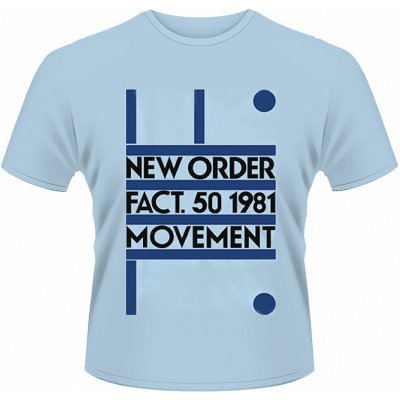 New Order tričko Movement Blue – Hledejceny.cz