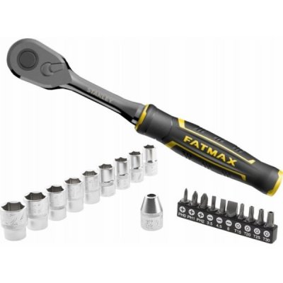 STANLEY FatMax FMMT82681-0 Sada 1/2" ráčny s 12hrannými hlavicemi a bity – Zboží Mobilmania