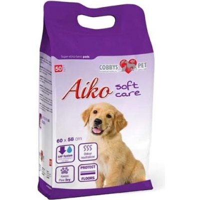 Aiko soft care pleny pro psy 60x58 cm 50 ks – Zbozi.Blesk.cz