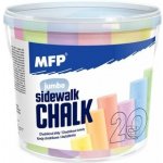 MFP Křídy M chodníkové kulaté 20ks mix barev kyblík – Zboží Dáma