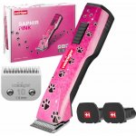 HEINIGER SaphirStyle Pink Střihací strojek 2x baterie – Zboží Mobilmania