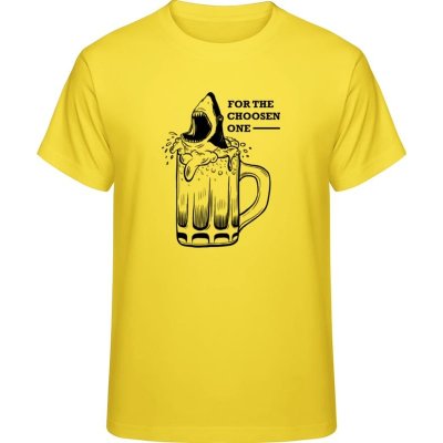 Premium tričko - Pivo pro vyvolené - zlatá