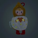 Lilliputiens - vánoční plyšová dekorace - bílá elfka Mimmi – Sleviste.cz