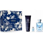 Versace Pour Homme pro muže EDT 100 ml + sprchový gel 150 ml + EDT 5 ml dárková sada – Zboží Dáma