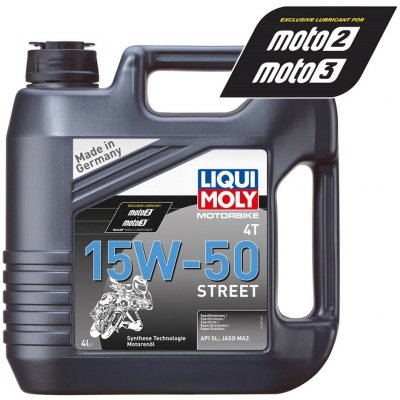 Liqui Moly 1689 Motorbike 4T 15W-50 Street 4 l – Zbozi.Blesk.cz