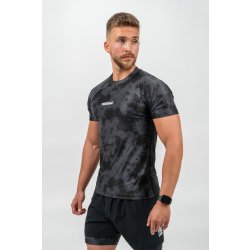 Nebbia Performance kompresní Camouflage tričko Maximum 338 černá