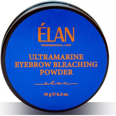 ÉLAN Ultramarine Eyebrow Bleaching Powder – zesvětlující prášek na obočí 10 g – Zboží Mobilmania