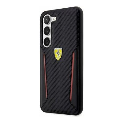 Ferrari PU Carbon Samsung Galaxy S23 černé – Zboží Živě
