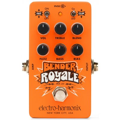 Electro-Harmonix Bender Royale Fuzz Orange – Sleviste.cz