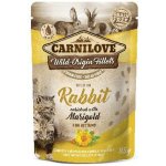 Carnilove Cat Pouch Rich in Rabbit Enriched with Marigold 85 g – Sleviste.cz