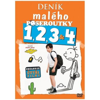 Deník malého poseroutky 1-4 DVD