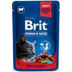 Brit premium cat beef stew peas v omáčce 100 g – Hledejceny.cz